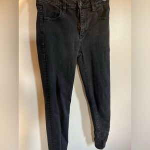 Black American Eagle Skinny Jeans